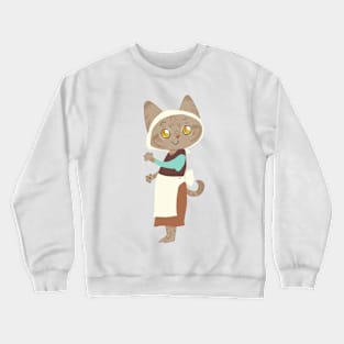 Cleaner cat Crewneck Sweatshirt